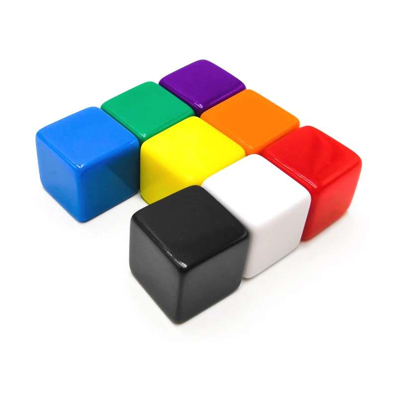 Wholesale Custom Black Indented Blank Dice Bulk Plastic Game Dice Buy