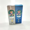 Custom design luxury skin care cream metallic paper rinbow holographic opal finishing paper cosmetic box