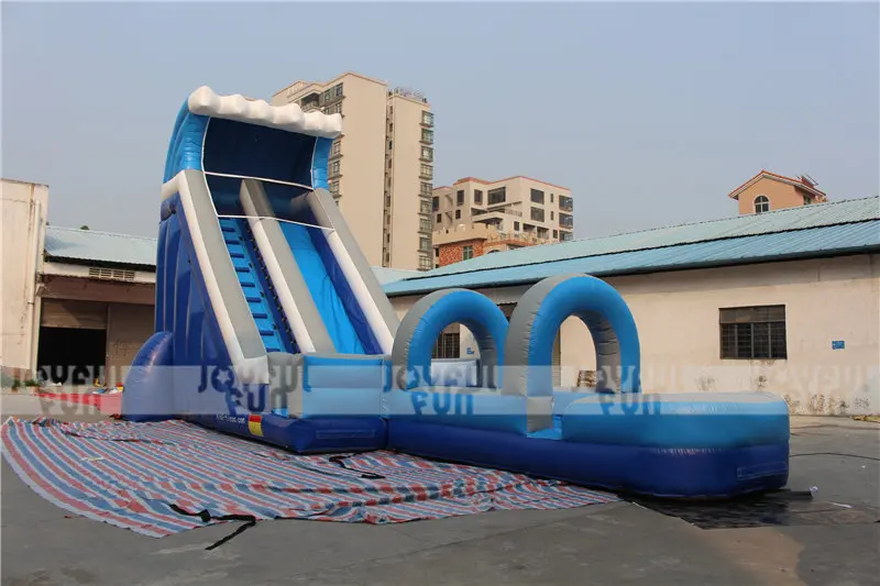 The most popular commercial grade inflatable wave water slide inflatable jumping model for sale JFSD-W16-1.JPG