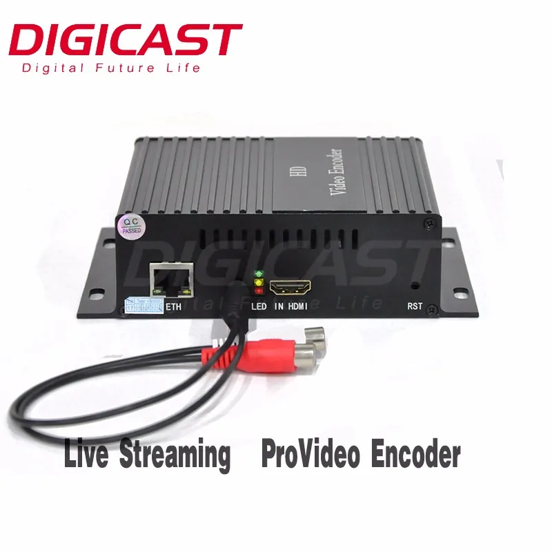 

Free Shipping HD and 2 CVBS AV input H.264 IPTV Streaming Encoder to IP Video With RTSP RTMP UDP output Encoder