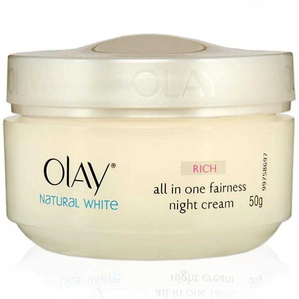 Olay Natural White Rich ALL in ONE Fairness Spot Remover Night Cream 50 G.