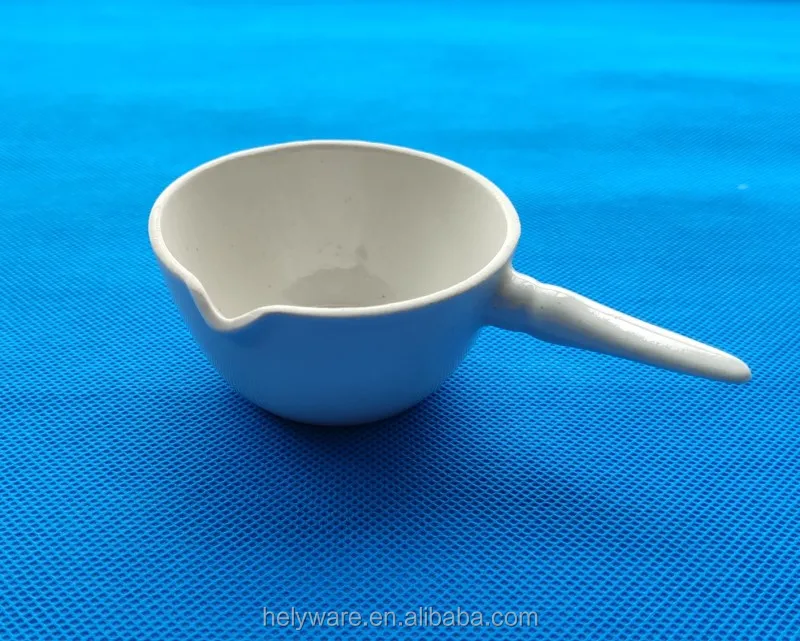 Bowl with Supplies Ceramics Flat Porcelain for Evaporation Handle