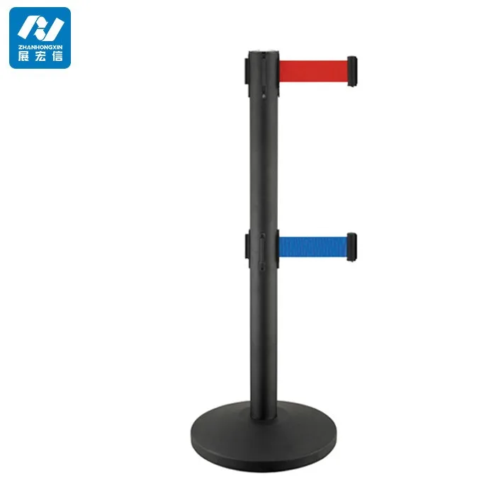 double safety barrier ,flexible barrier poles