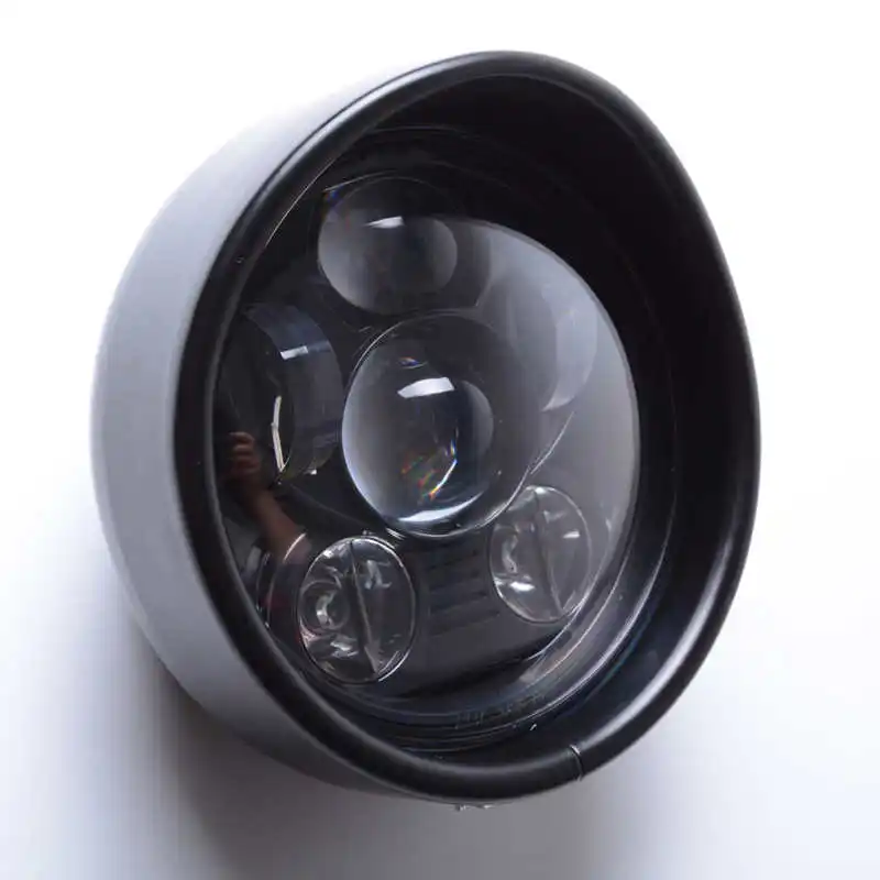 5.75 Led Headlight Halo Ring 5 3/4" Round Led For Harely Touring