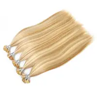 

Grade 10A Real 100% remy russian hair silky straight flat tip hair extensions factory wholesale