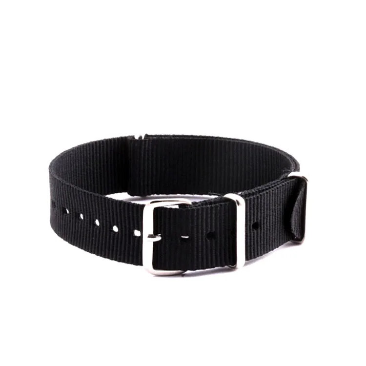 

Personalized Sports Loop Black Nato 38mm 42mm Watch Bands, Customized