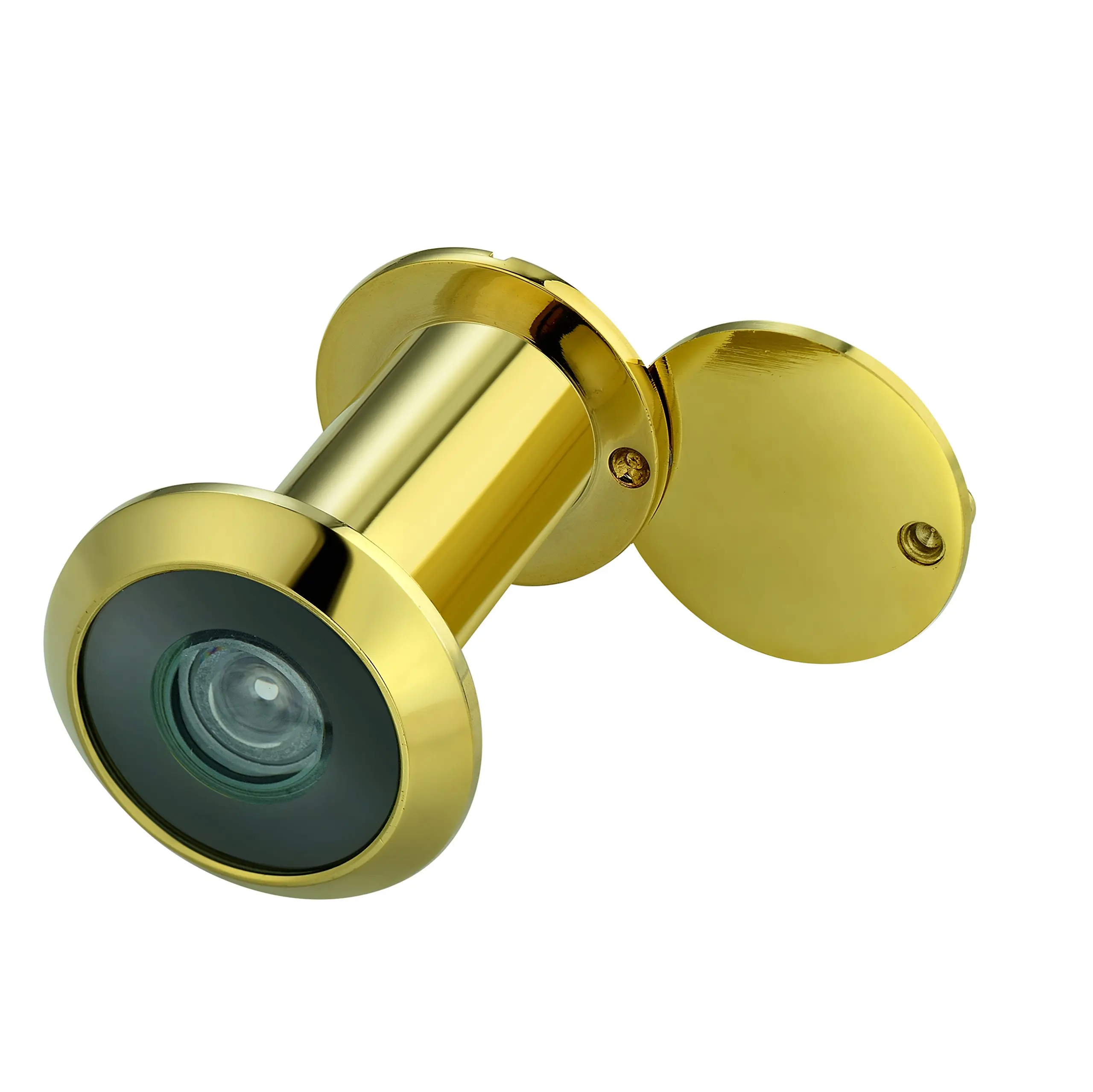 TOGU TG3828NG-SN Brass UL Listed 220-degree Door Viewer with Heavy Duty Privacy Cover for 1-3//5 to 2-1//6 Doors Satin Nickel Finish