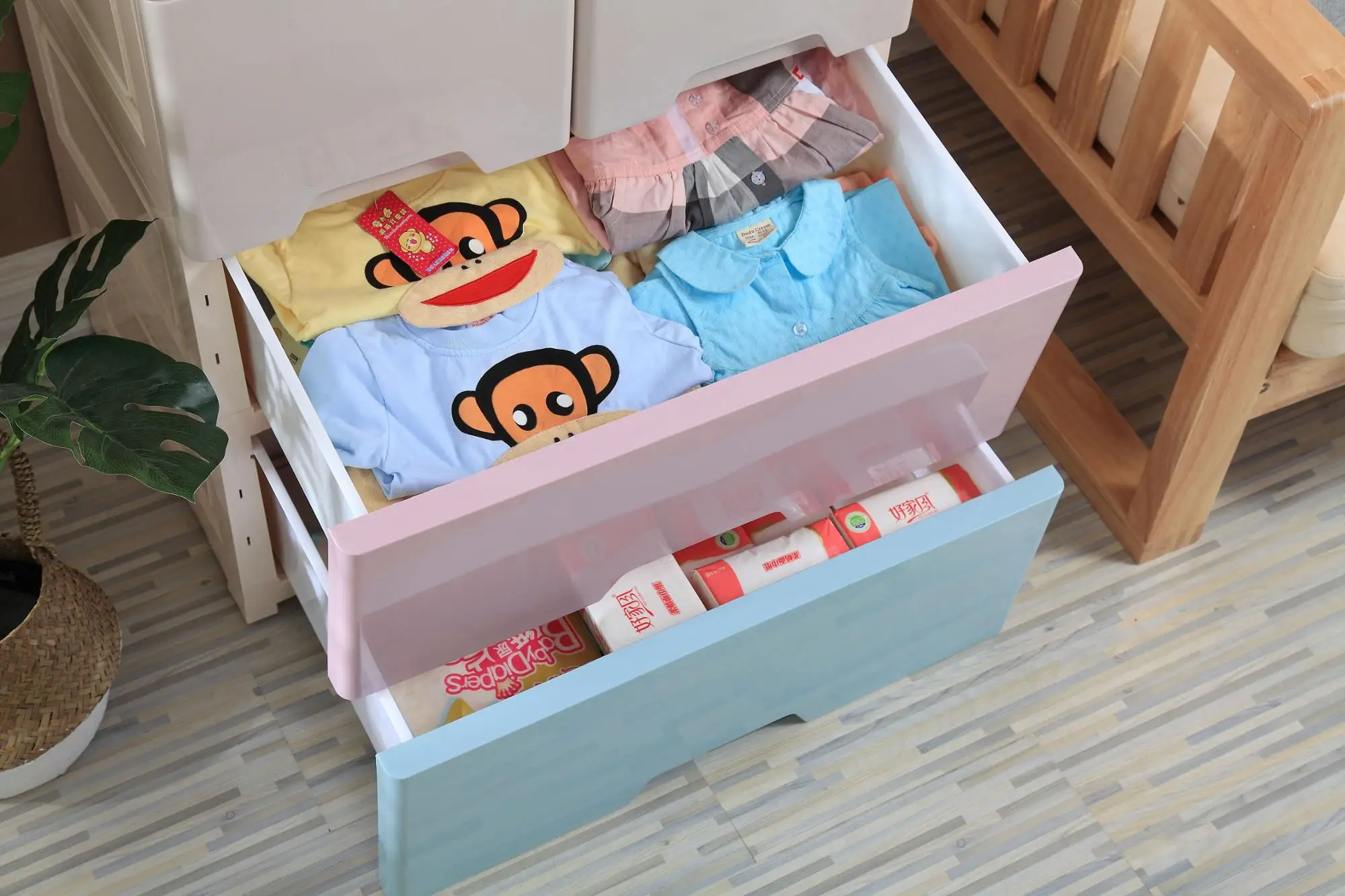 Large Capacity Baby Plastic Drawer Clothes Cupboard Design Buy