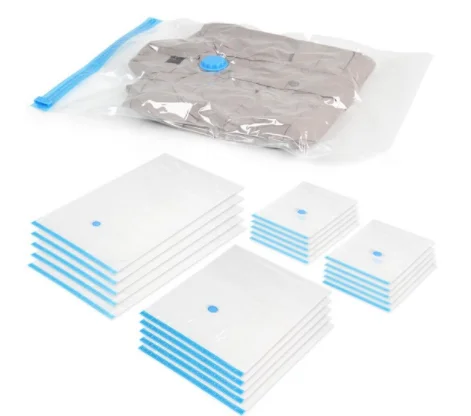 

Vacuum Storage Bags JUMBO Space Saver Bags for Comforters Blankets Clothes Pillows Bedding, Clear