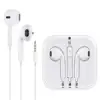 White Color Noise Isolating Cancelling 3.5mm Aux Earphone with Microphone Wired in-ear Earbuds for Samsung Android