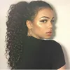 Brazilian kinky curly Human Hair Ponytail for black women Drawstring Ponytail Human Hair Available Clip in Pony Tail hair extens