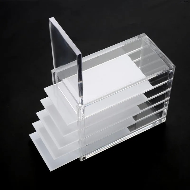 

Custom 5 Layers lash box storage eyelash box display acrylic eyelash storage container, Clear