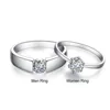 3YS-021 Silver Couple Ring Men Women Wedding Band Ring Mold