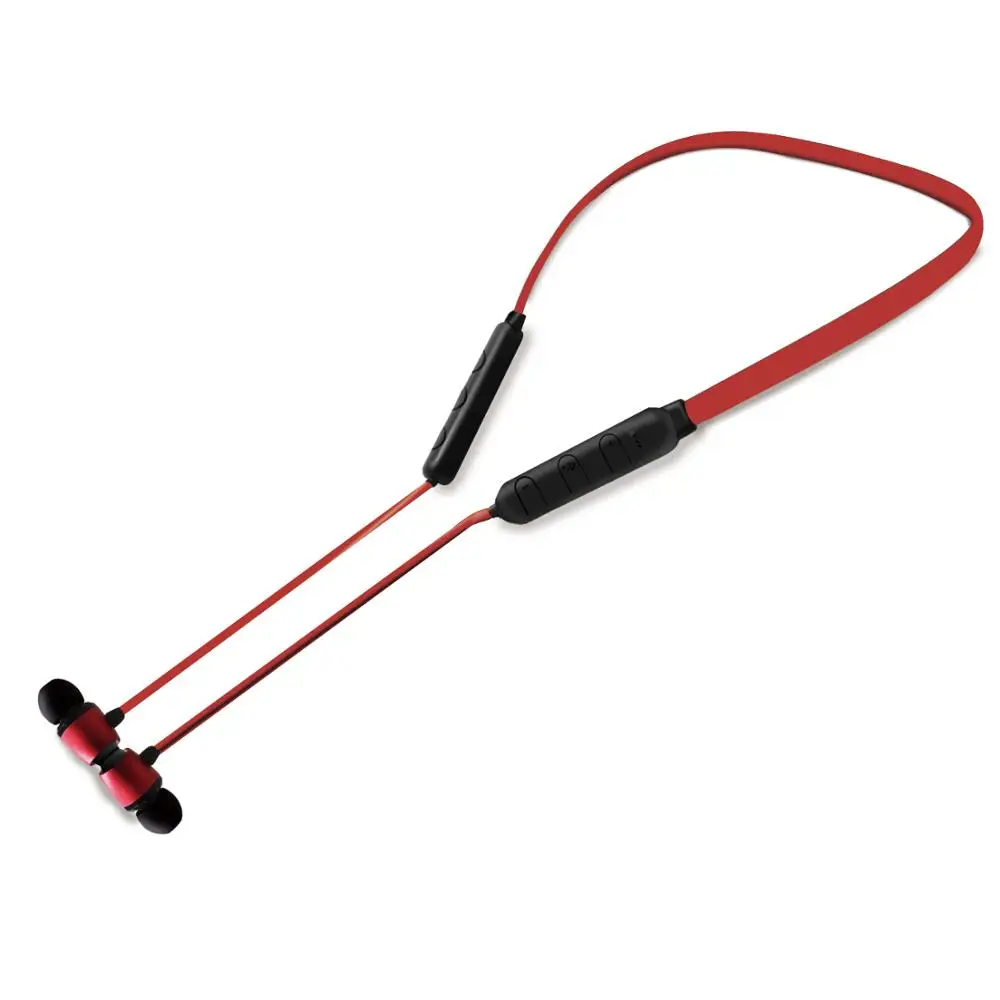

Magnetic Neckband Bluetooth Headset Bullet Earphone 150mAH With Mic For Sport, N/a