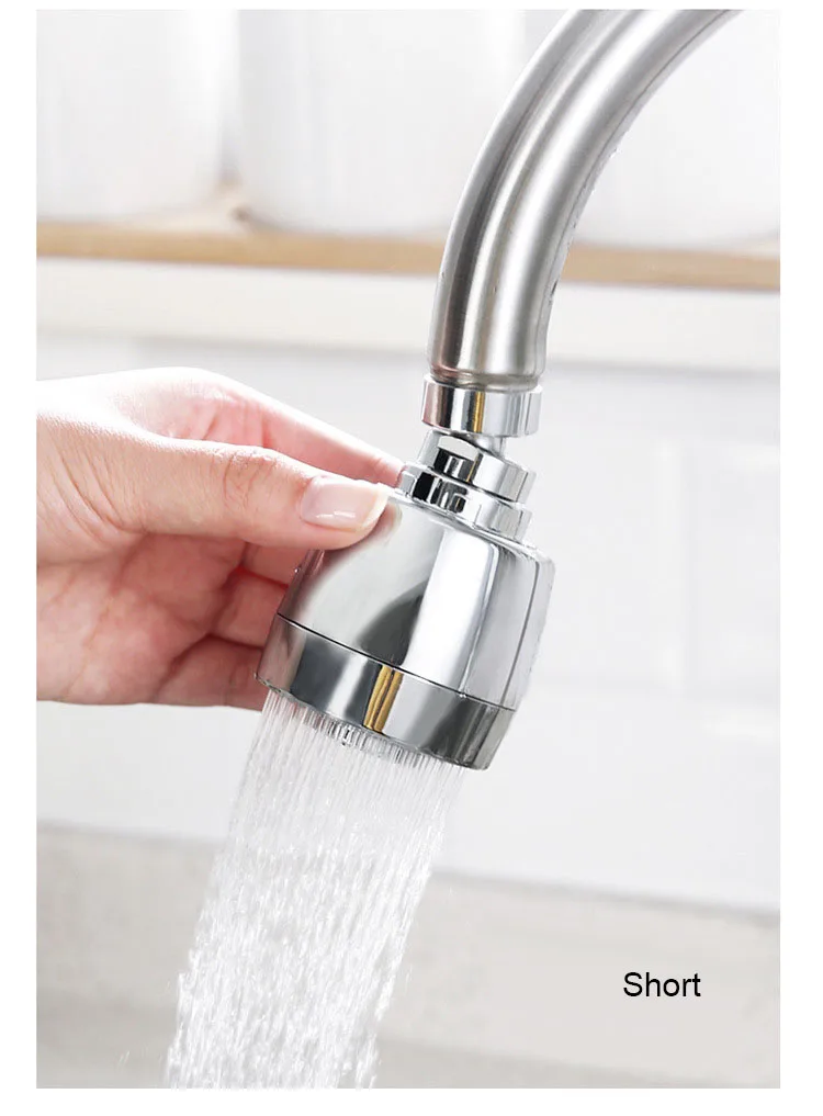 Extension Bubbler Sink Tap Stainless Steel Rotate Kitchen Faucet Shower ...