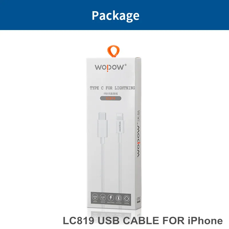Wopow TPE 3.5mm music male to 2male earphone audio cables