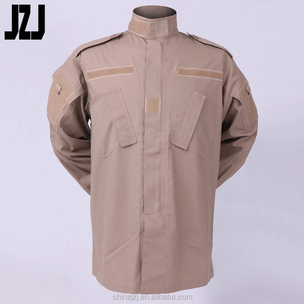 
Ripstop Khaki BDU/ACU Khaki Desert Army Uniform Military Clothing 