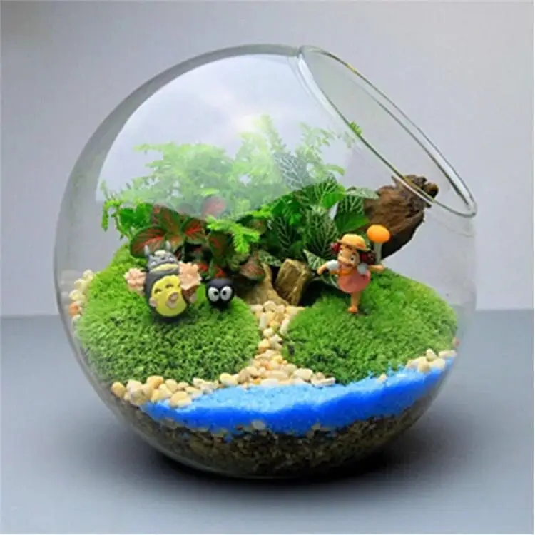

Hanging Glass Vase Flower Vase Plant Terrarium Container Vases Pot Wedding Decor, Clear