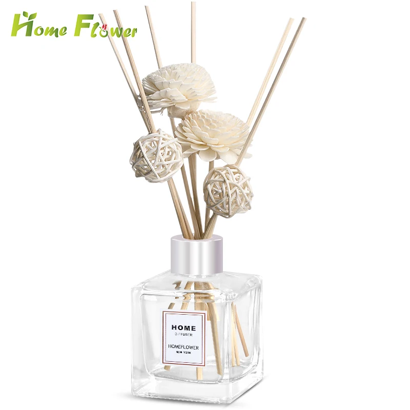 

150ml Natural Reed Sticks Decorative Glass Bottle Reed Diffuser
