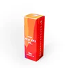 Unique fonts orange square thai tea mix bag paper packaging box custom