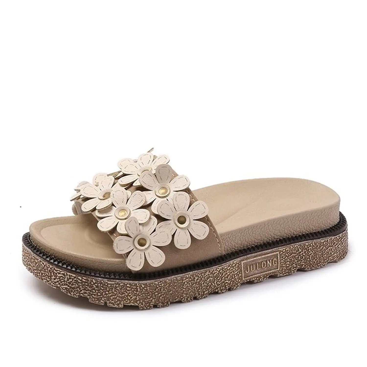 Hanglin Trade Women Slippers Flat Casual Women Shoes Slip On Slides Beach Slippers Flip Flops Sandals