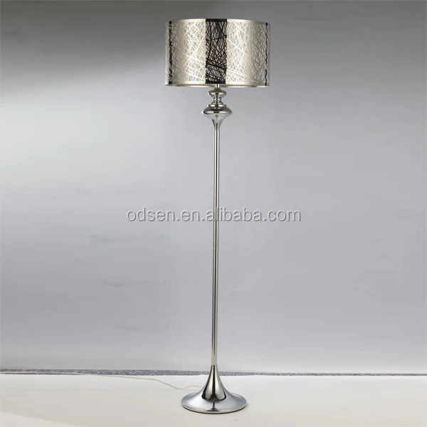 steel floor lamp