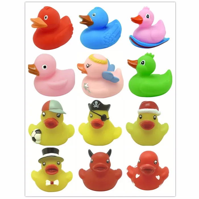 Unique Bulk Fashion Cool Race Rubber Duck With Sunglasses Kids Toy