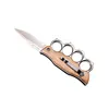 yangjiang free sample pocket hunting folding tactical camping army blade knife wood handle outdoor