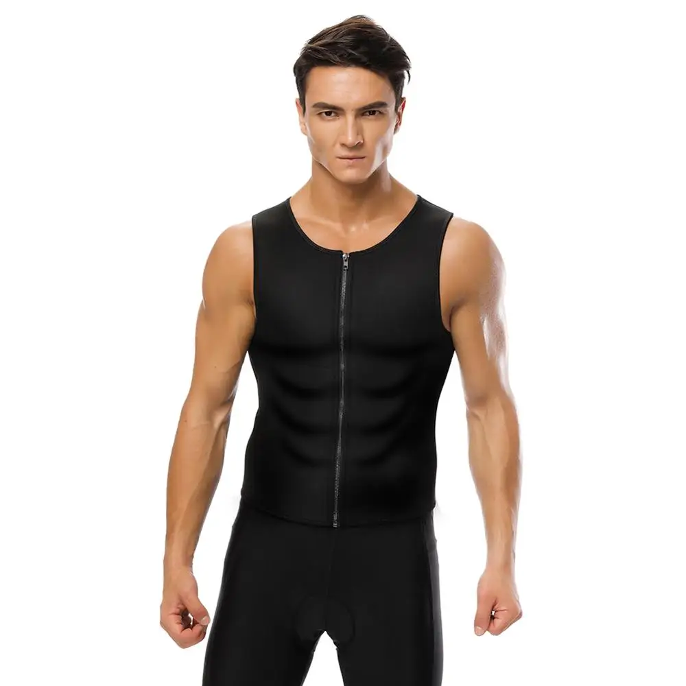 

Custom Private Label Zipper Front Men Chain Belt Vest Corset Neoprene Waist Trainer Private Label, As shown;custom is ok.