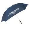 27inches auto open windproof watermark umbrella with wooden handle