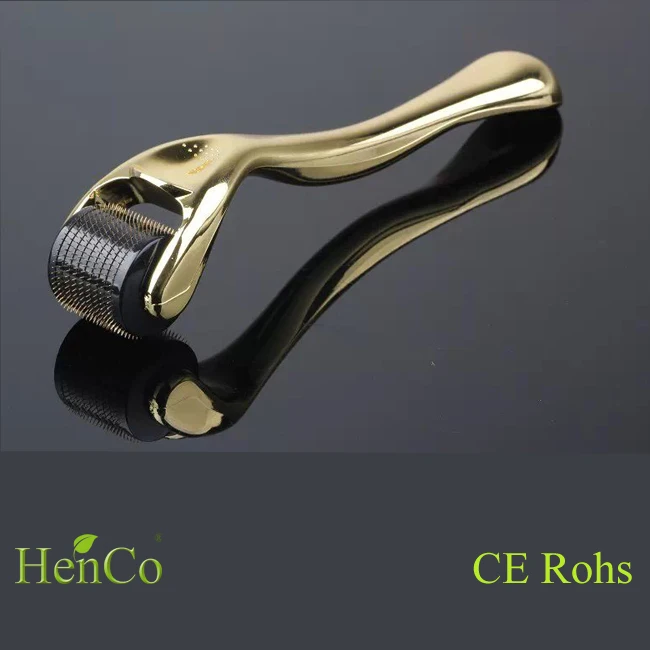 

gold 540 derma roller golden handle derma roller