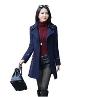 

new brand discount women's clothing counter genuine goods clearance shop cut label overcoat long woolen coat on sale