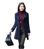 new brand discount women's clothing counter genuine goods clearance shop cut label overcoat long woolen coat on sale