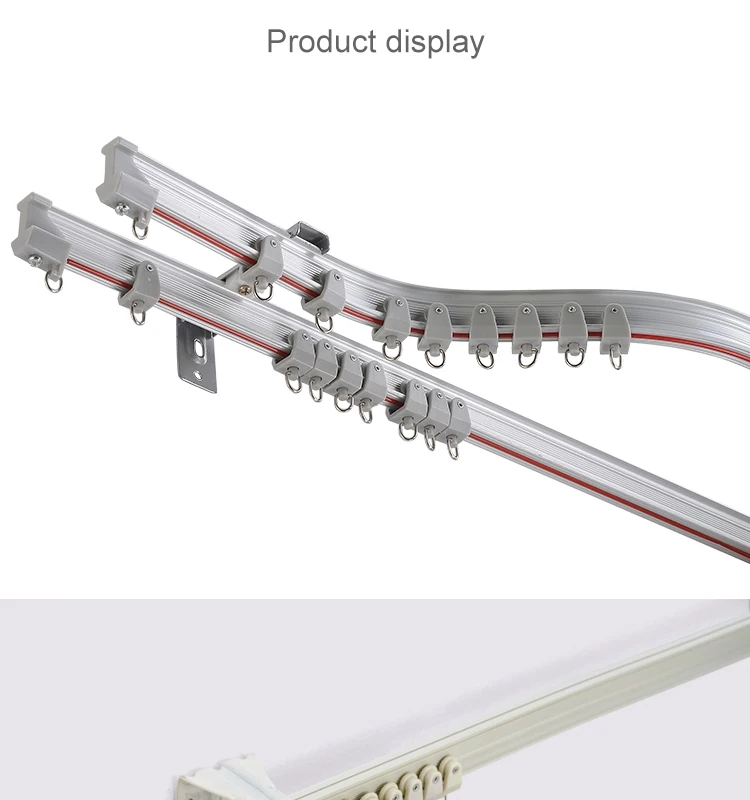 Ceiling Mount Curved Aluminum Hospital Curtain Track With Pulley System Buy Hospital Curtain