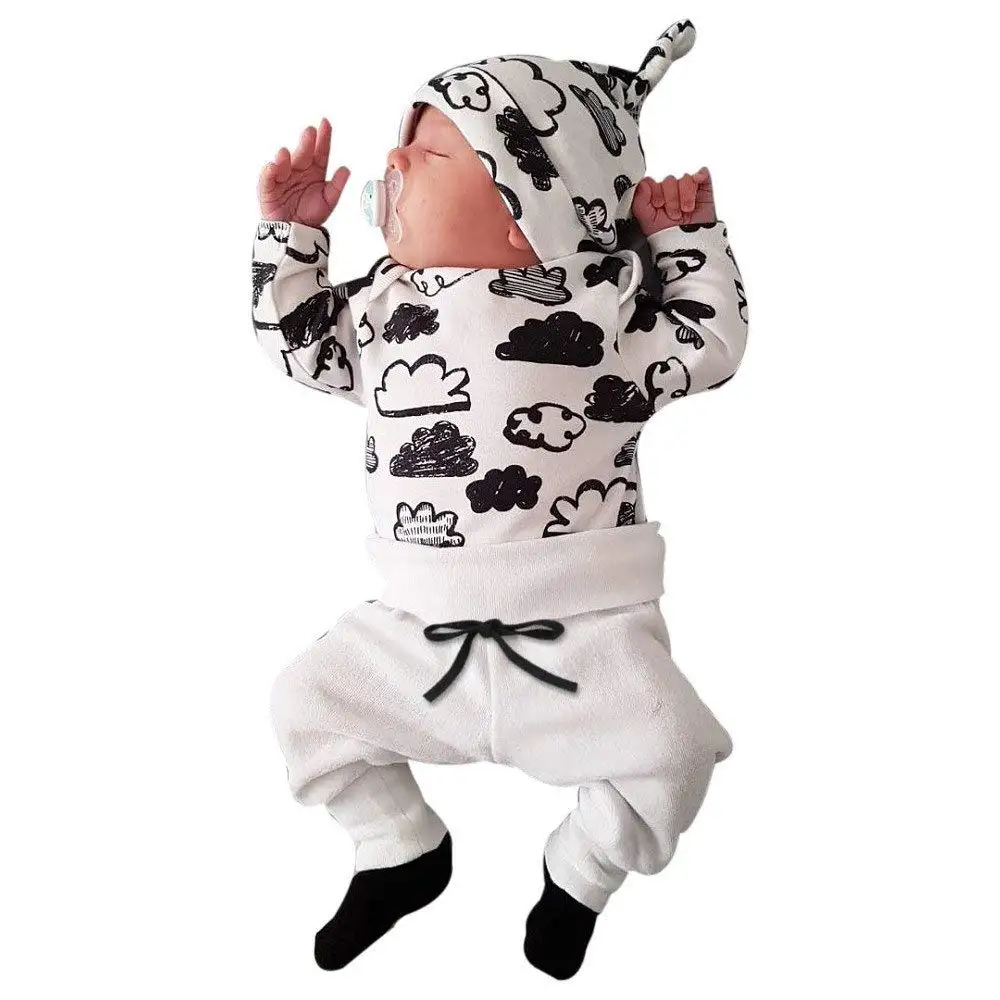 AMSKY❤ Baby Outfit Hangers,Newborn Baby Girls Christmas Romper+Bow Skirt+Leg Warmer+Headbands Set Clothes