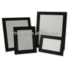 Newest recycled acid free black paper photo frame 4x6 5x7 8x10 a4