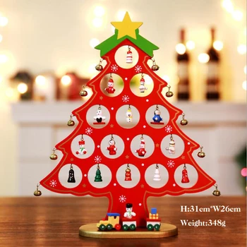 Diy Christmas Ornament Wooden Christmas Tree For Table Decorations