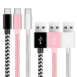 Nylon Braided USB C Charging Cable Android Phones