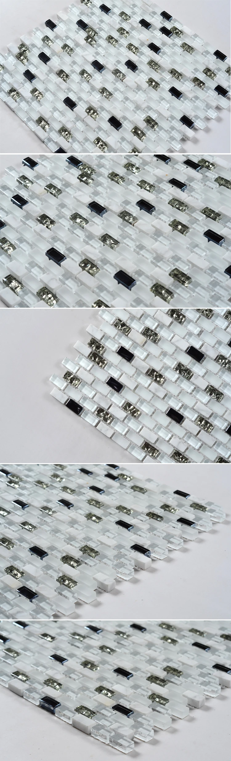 Smalti mosaic glass tile pieces wall decor