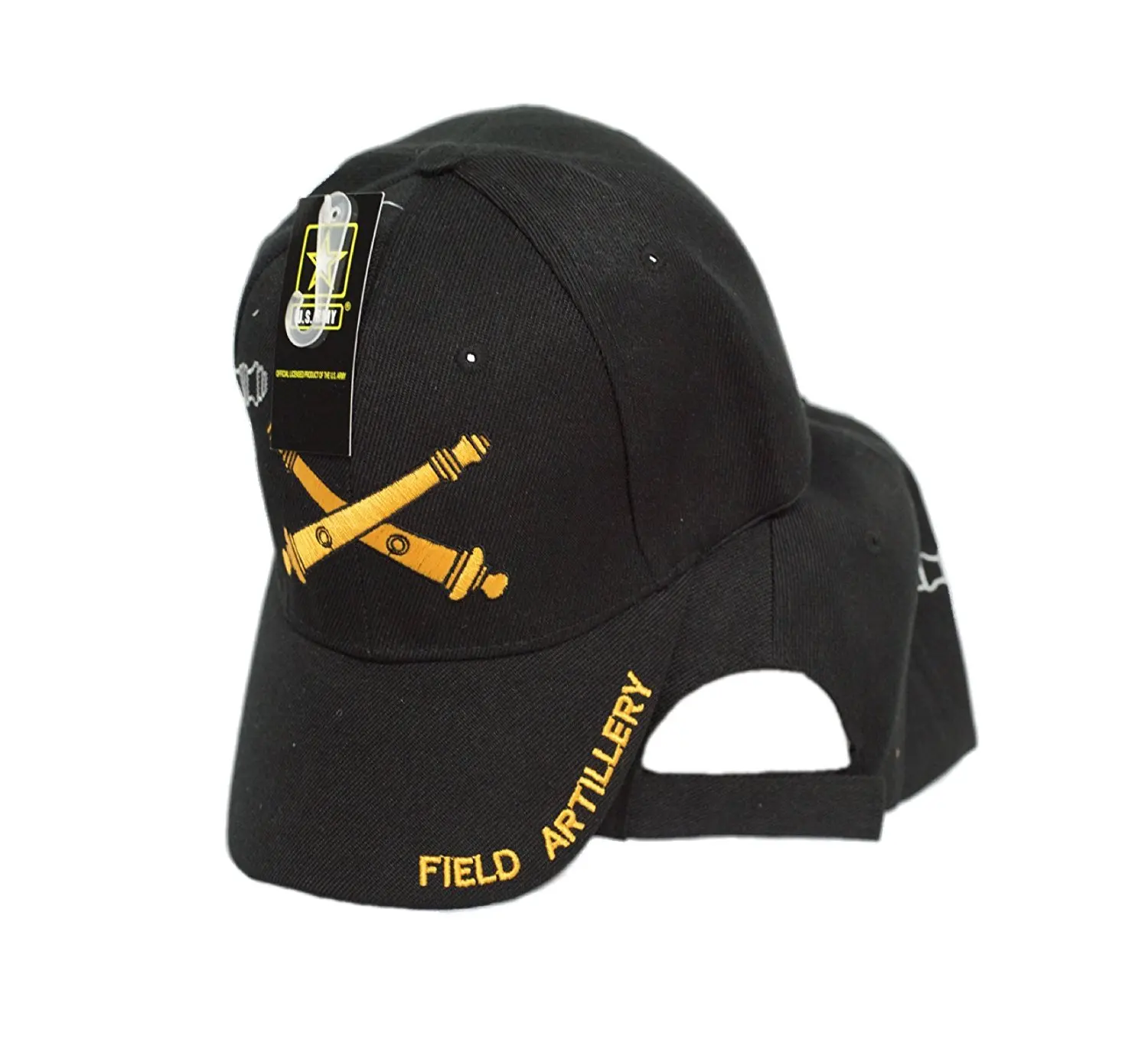 MWS Field Artillery Weapons Cannons Army Licensed Embroidered Cap Hat