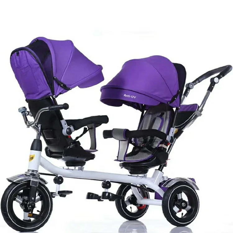 twin tricycle stroller