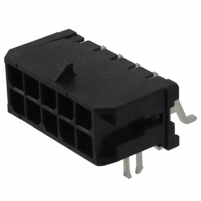 Molex 43045-1006 Dual Row Right Angle Smt Connector With Pcb Press-fit ...