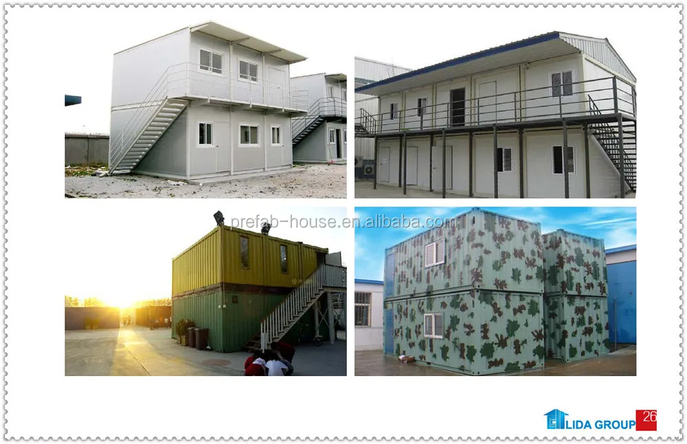 Gabon flat packed container house new style