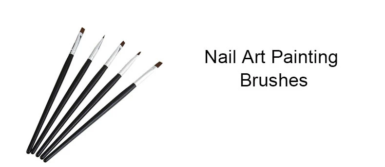 Nail Art Brushes Set (5Pcs)