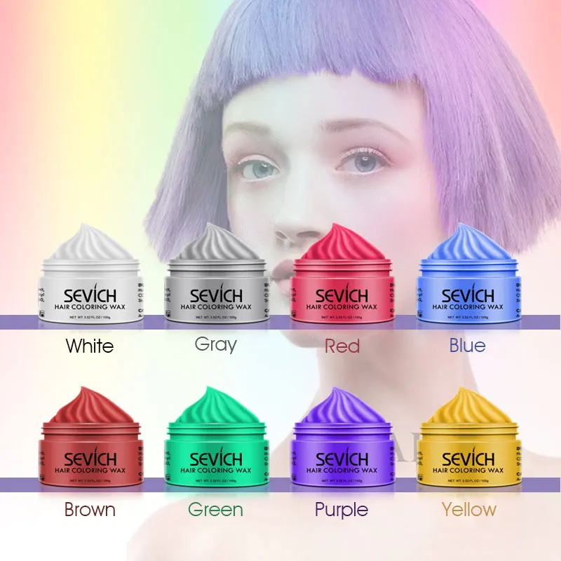 
OEM Fashion style private labels temporary hair color wax,hair paint wax <img data src=