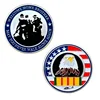 Made In China The US Military Engraved Logo Double-Sided Coin Challenge Silver Eagle Coins