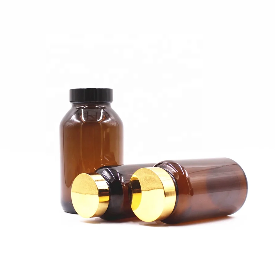 whole sale 250cc  amber tablet bottles