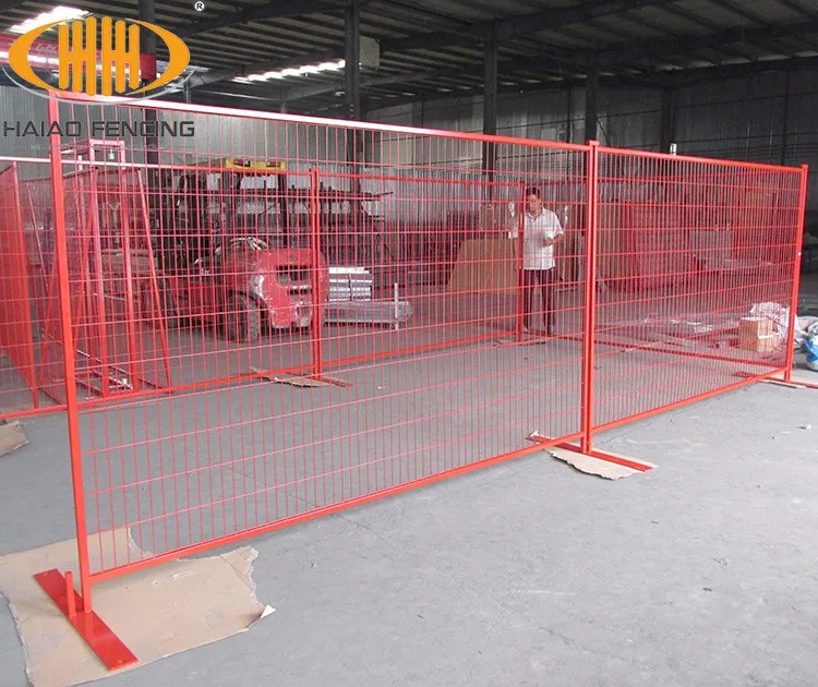 Wholesale 6 Ft X 9.5 Ft Metal Temporary Fencing Panels Construction