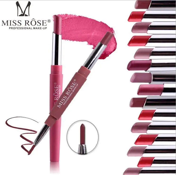 

Miss Rose Brand Lipstick Moisturizing Waterproof Lipsticks Matte lips Makeup Lip Stick dropshipping