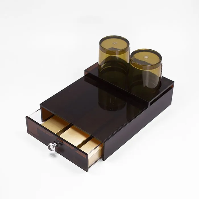 Acrylic Hotel Supplies Hotel Display Boxes Bathroom Toiletries Storage